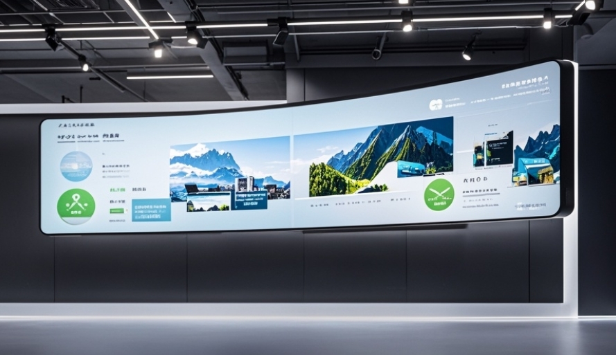 中小型 LED 顯示屏在企業(yè)展廳中的卓越表現